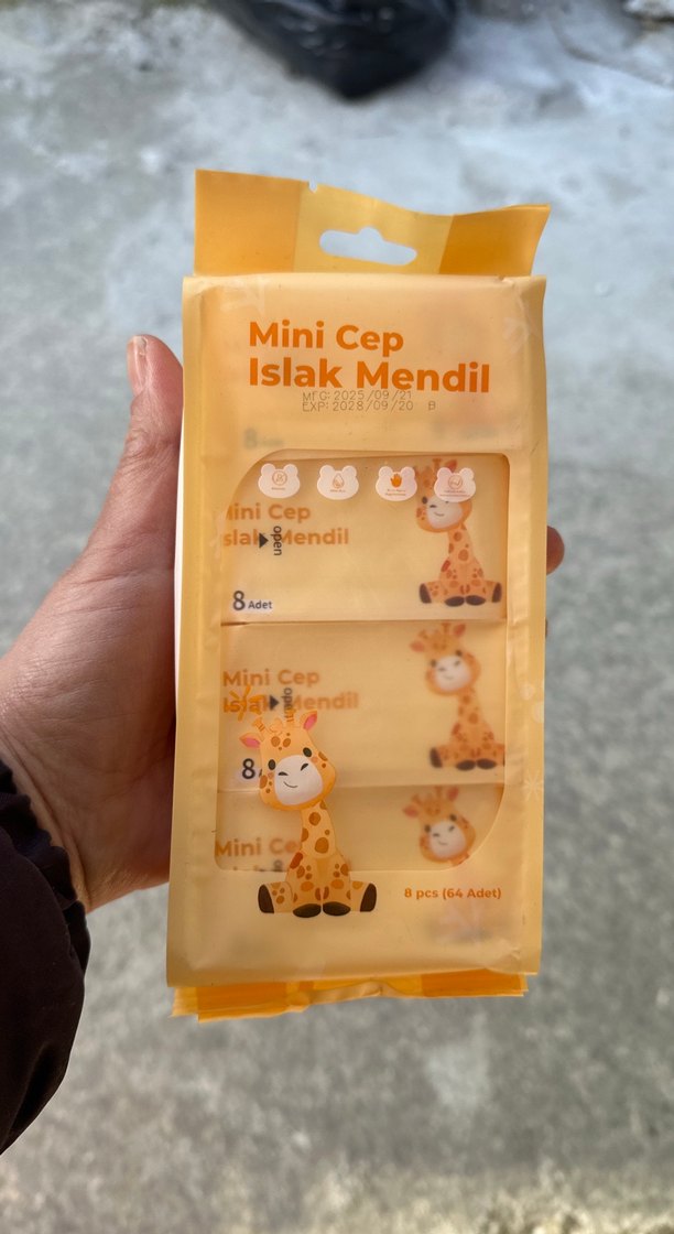 Mini Cep Islak Mendil 64 Adet Pembe - Görsel 2
