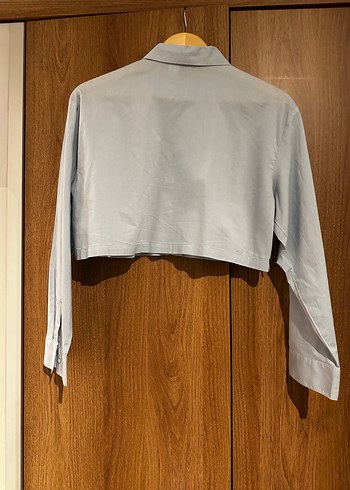 Düğmeli Uzun Kollu Kadın Gömlek - Görsel 3