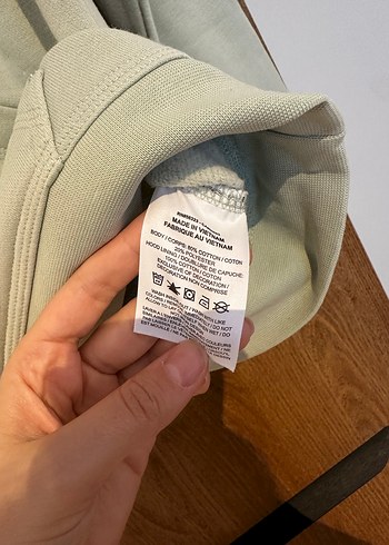 Nike su yeşili Kapüşonlu Spor Sweatshirt - Görsel 3