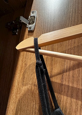 Siyah V Yakalı bağlamalı Midi Elbise - Görsel 7