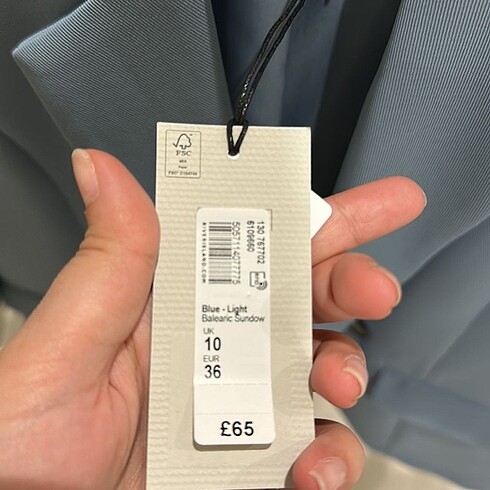 s Beden mavi Renk River Island Blazer Ceket