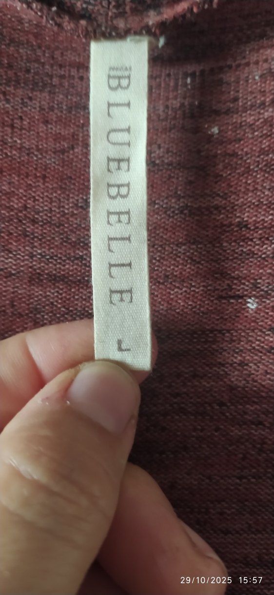 Bordo Uzun Kollu Salaş Kadın hirka - Görsel 2