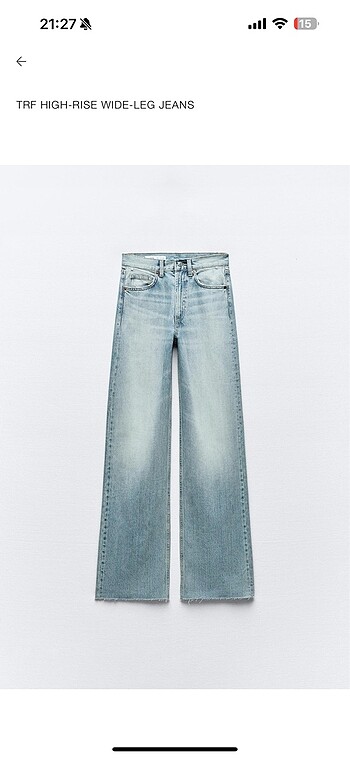 Zara wide leg jean