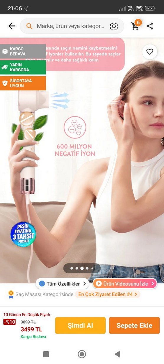 Sıbo Pastel Pembe Saç Şekillendirici Seti - Görsel 3