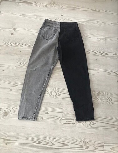 Çift renkli jean - Görsel 6