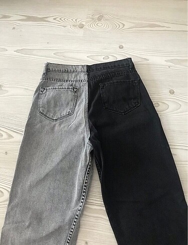 Çift renkli jean - Görsel 7
