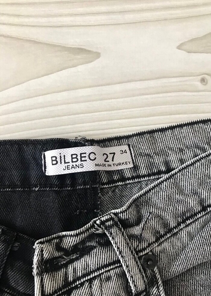 Çift renkli jean - Görsel 4