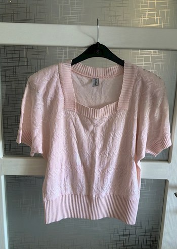 Vintage Pudra rengi merserize bluz