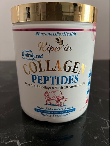 Kiperin Collagen 0Saf ve Doğal Peptid