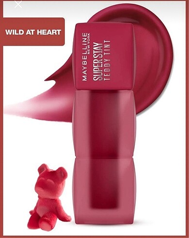 Beden bordo Renk Maybelline Super Stay Teddy Tint