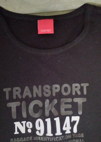 Siyah Baskılı Uzun Kollu çocuk Tişörtü - Görsel 2