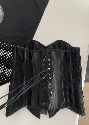 Dantel korse Straplez Büstiyer - Görsel 4