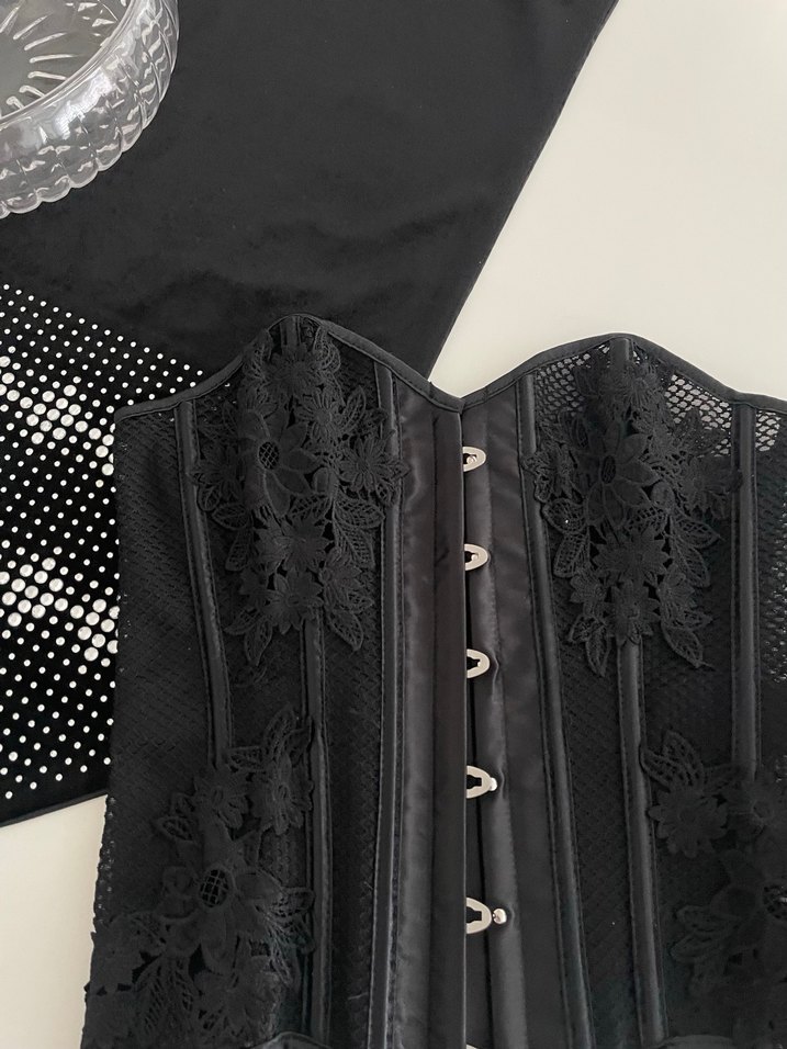 Dantel korse Straplez Büstiyer - Görsel 2