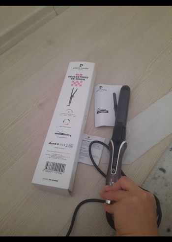 Bej ve Gri Saç Şekillendirici Pıerre cardin - Görsel 4