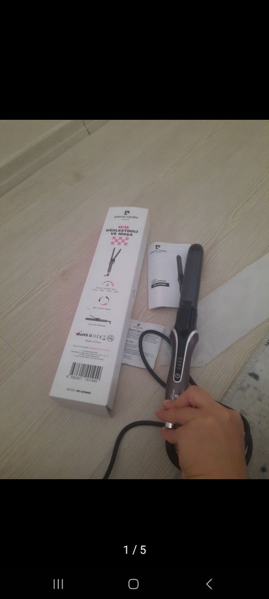 Bej ve Gri Saç Şekillendirici Pıerre cardin - Görsel 4