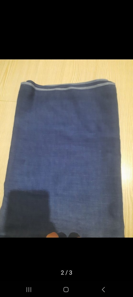 Mavi Pilili Kadın Şal - Görsel 2