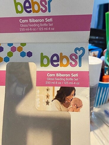 Beden pembe Renk 2 li Biberon Seti