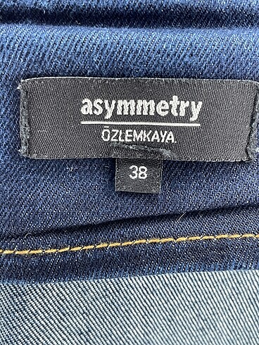 38 Beden lacivert Renk Asymmetry Mini Etek %70 İndirimli.