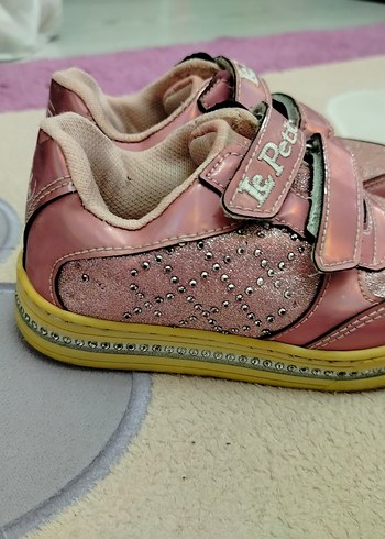 Kız Çocuk Pembe Velcro Spor Ayakkabı - Görsel 2