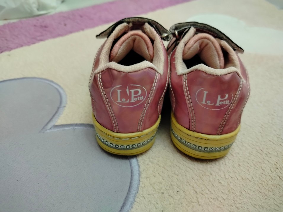 Kız Çocuk Pembe Velcro Spor Ayakkabı - Görsel 3