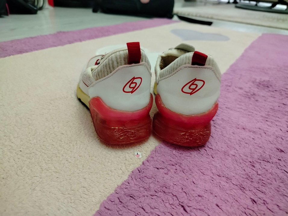 Kız Çocuk Beyaz Sneaker Velcro Bağcıklı - Görsel 3