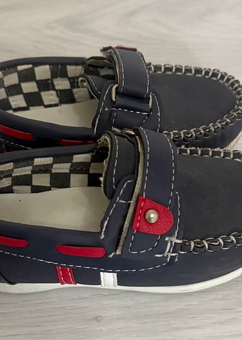 Kemerli Lacivert Yılan Desenli Erkek Çocuk Ayakkabısı - Görsel 2