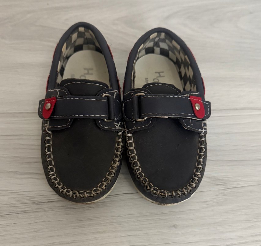 Kemerli Lacivert Yılan Desenli Erkek Çocuk Ayakkabısı - Görsel 3