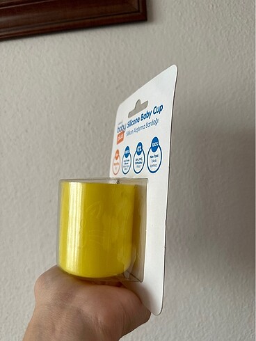 Beden sarı Renk BabyPlus Silikon Bardak