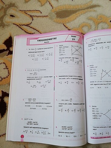  Beden Gür yayınları trigonometri fasikülü
