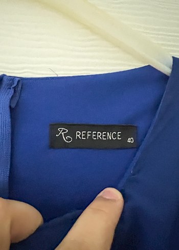 Kadın Mavi Uzun Piliseli Elbise - Görsel 4