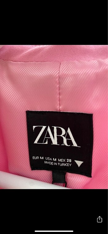 m Beden Zara pembe takım