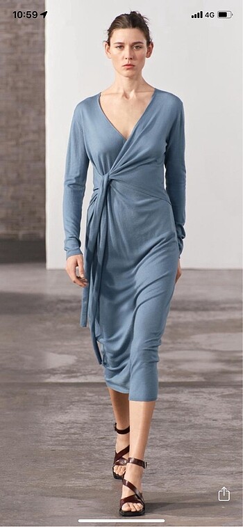 Zara triko elbise