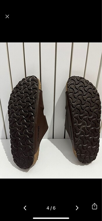 36 Beden kahverengi Renk BIRKENSTOCK TERLİK ORİJİNAL