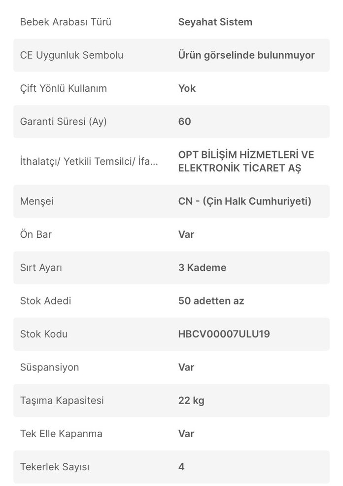 Siyah Bebek Arabası Hafif Katlanabilir - Görsel 4