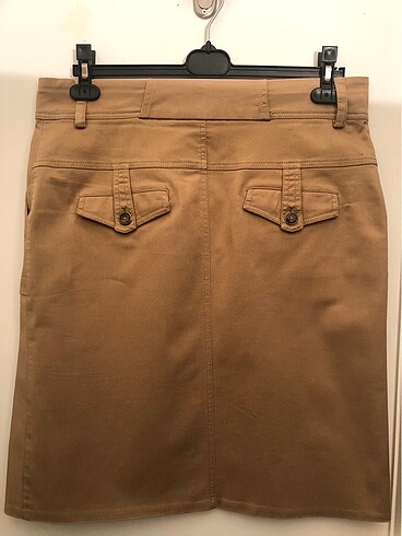 44 Beden camel Renk Massimo Dutti bej kalem etek