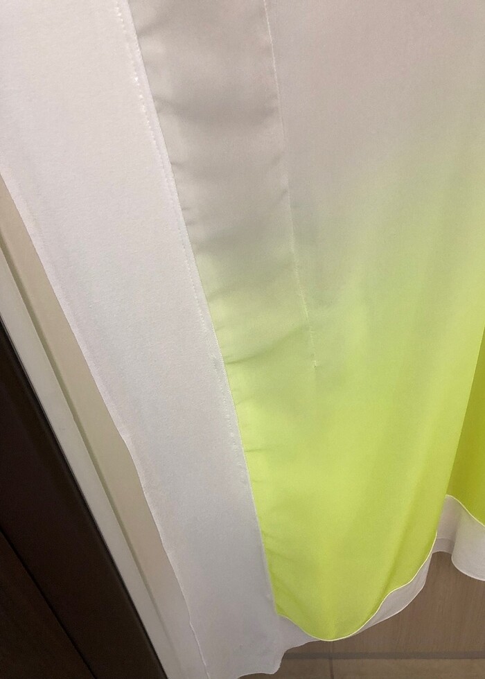 Lola Mia , beyaz fıstıki yeşil plaj elbisesi - Görsel 4