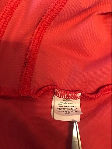 Livia, Fransız malı , pembe fonlu kahveli detaylı mayo - Görsel 6