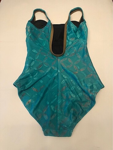 Gottex türkuaz bakır çiçek desenli mayo - Görsel 4