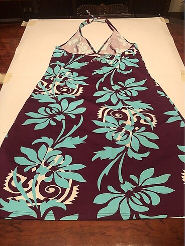 Livia italyan malı elbise ve desenli mayosu - Görsel 7