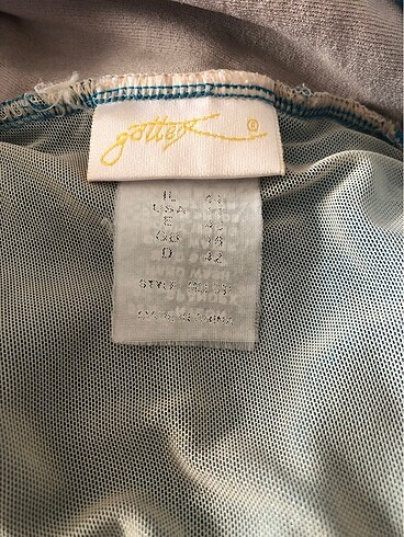 Gottex  kendinden desenli türkuaz mayo - Görsel 5