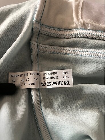 Janine Robin , Fransız malı , türkuaz mayo - Görsel 6