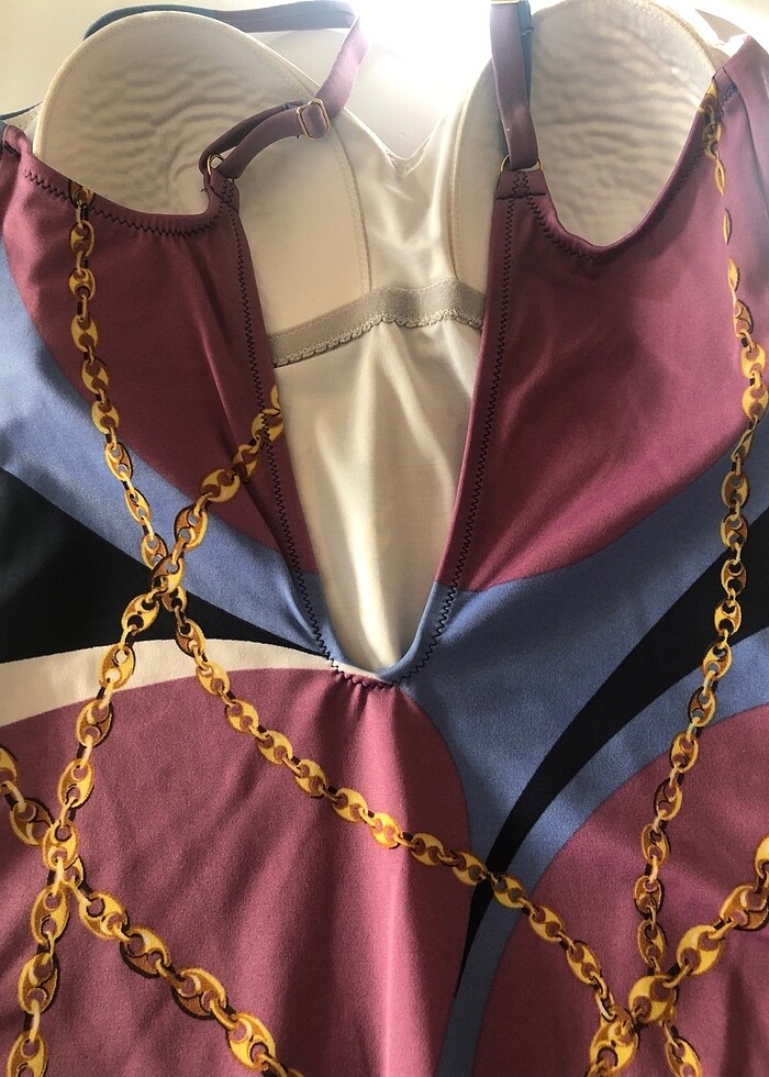 Hené Jolie , çok renkli mayo - Görsel 5