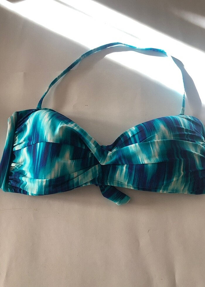 La Bianca türkuaz fonlu çeşitli renkli bikini - Görsel 4