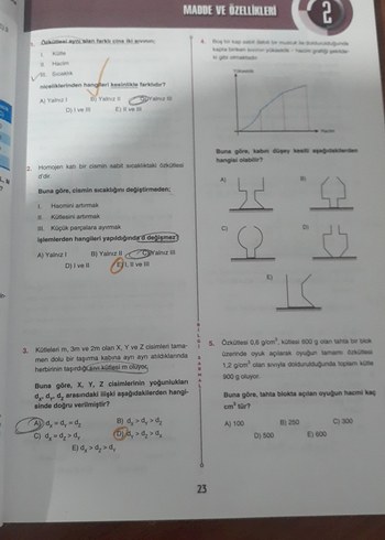 Beden TYT Fizik Soru Bankası 1. Oturum