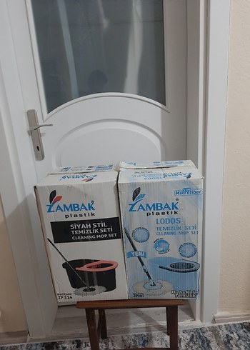 2K sıfır doner moplu temizlik seti