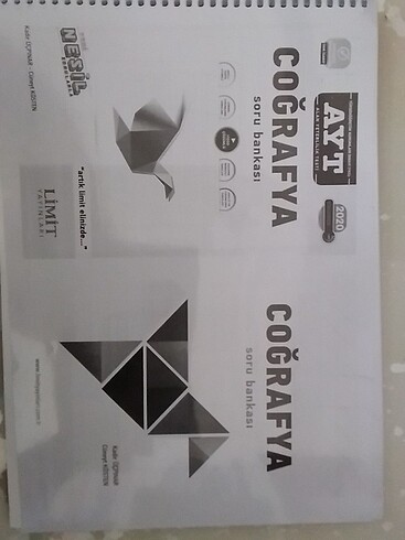 AYT COĞRAFYA LİMİT YAYINLARI SORU BANKASI 