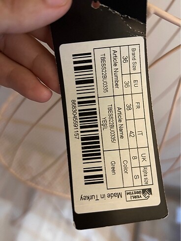 36 Beden Trendyol etiketli bikini