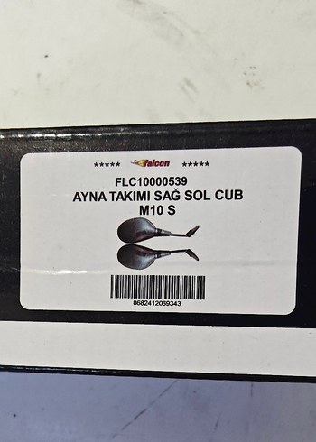 Siyah Motosiklet Ayna 1 Çift 2 adet sağ sol - Görsel 3