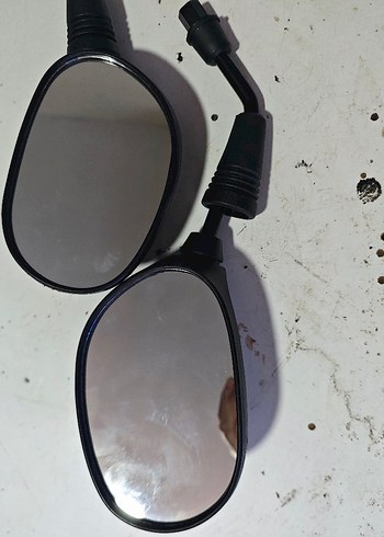 Siyah Motosiklet Ayna 1 Çift 2 adet sağ sol - Görsel 5