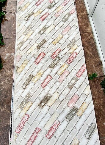 Diğer 80x200 cm.kaymaz jel taban saçaklı yolluk sağlam kaliteli sıfır
